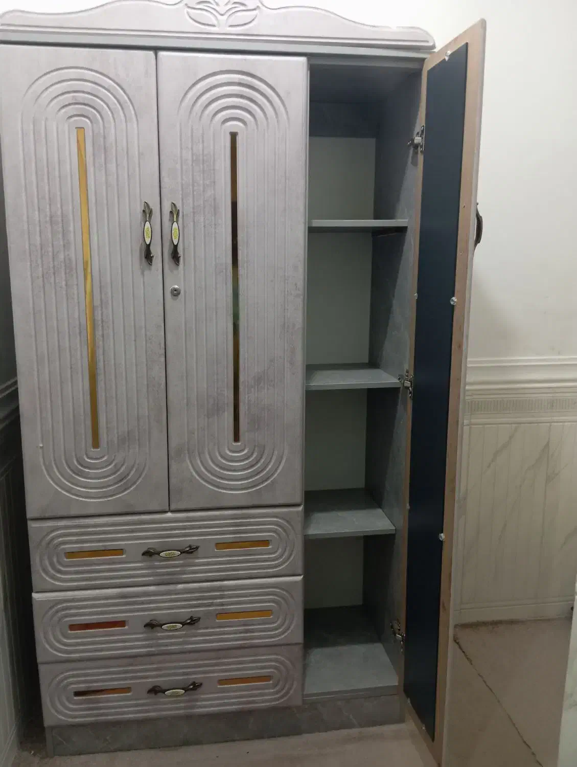 کمد لباسیMDF نو و شیک|جاکفشی، کمد، دراور|یاسوج, |دیوار