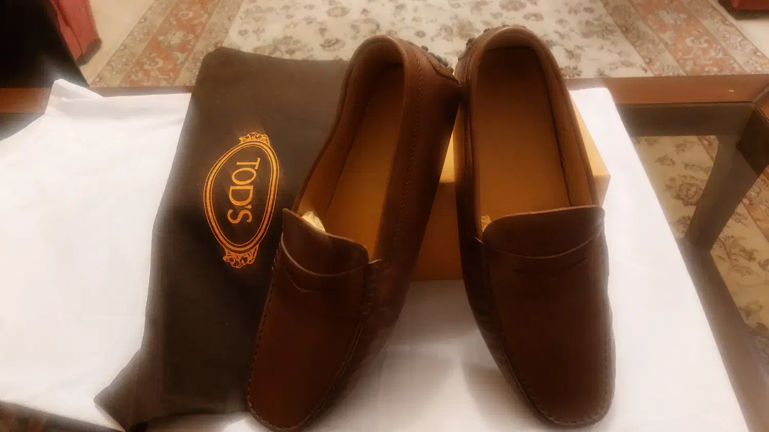 کفش TODS ایتالیا چرم خالص سایز ۴۲|کیف، کفش، کمربند|کیش, |دیوار