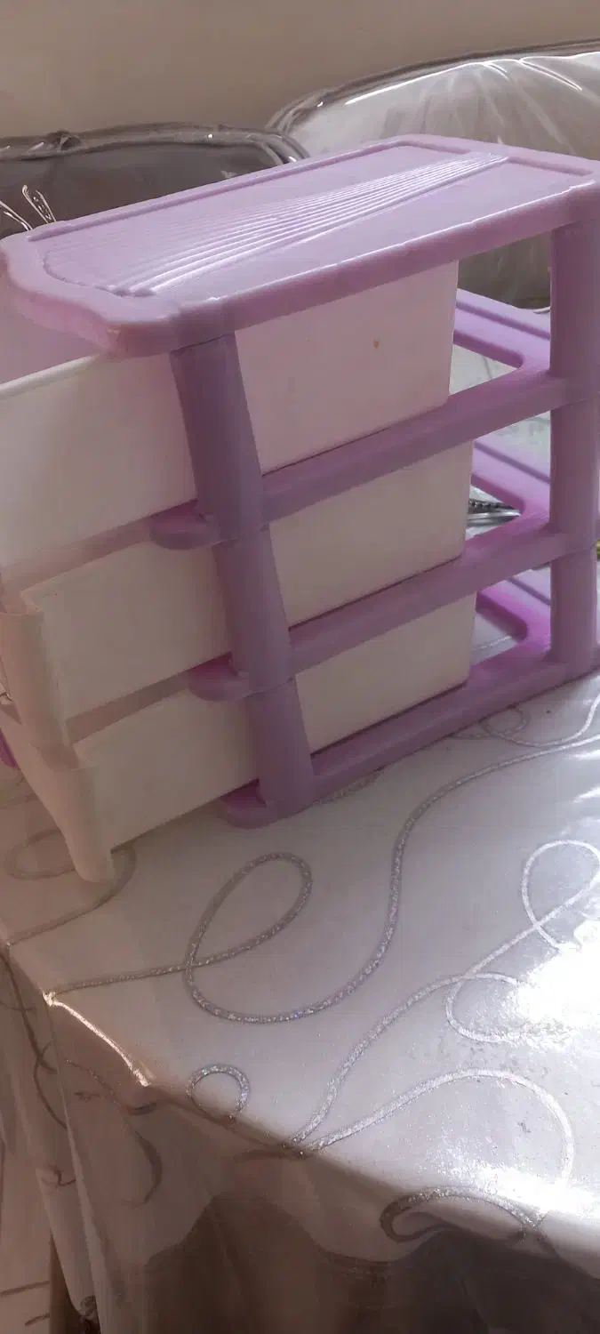 فایل سه طبقه مناسب جاقاشقی و...|ظروف نگهدارنده، پلاستیکی، یک‌بارمصرف|فردیس, قریشی|دیوار