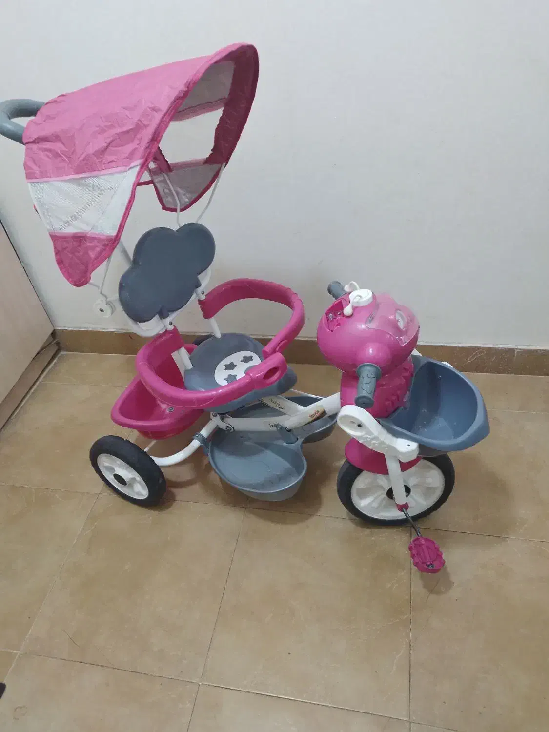 سه چرخه کودک موزیکال|دوچرخه، اسکیت، اسکوتر|ایلام, |دیوار