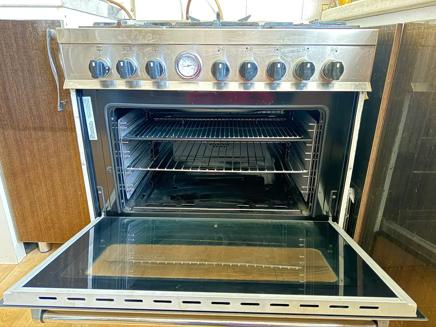 اجاق گاز اسنوا ،۵ شعله ، ترموکوپل دار(تمام استیل)|اجاق گاز و لوازم برقی پختوپز|شاهرود, |دیوار