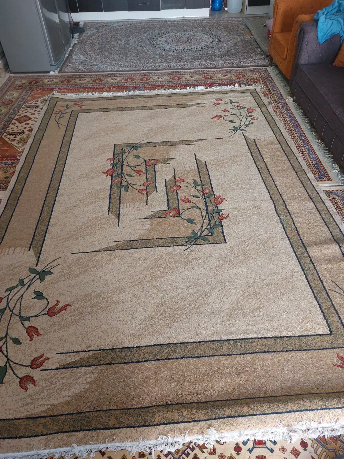 فرش ۹ متری|فرش|درگهان, |دیوار