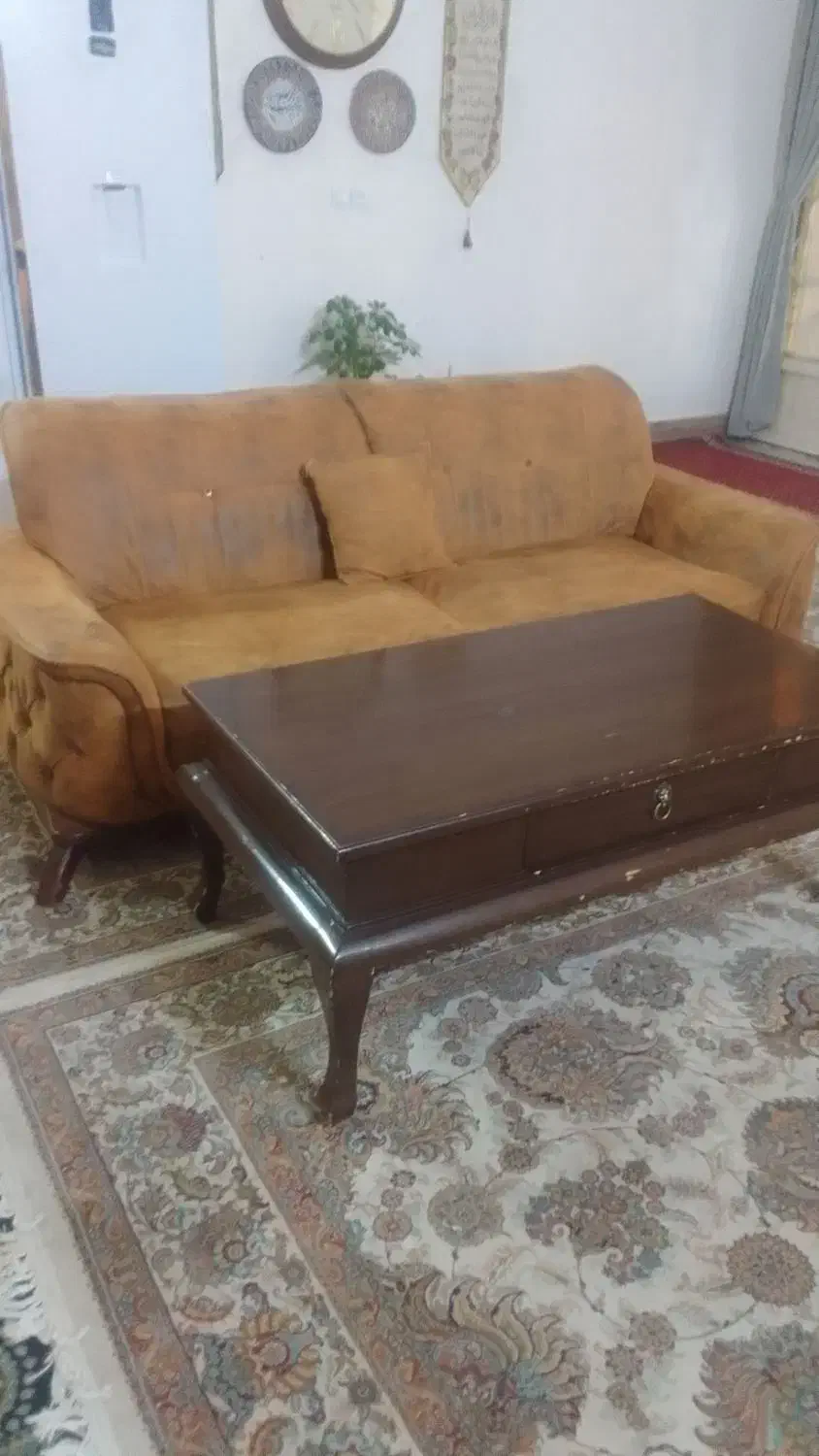 مبل راحتی ۸نفره قابل معاوضه با مبل سنتی|مبلمان خانگی و میز عسلی|شاندیز, |دیوار