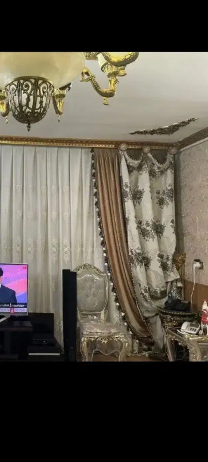 پرده پذیرای کاملا نو وسالم|پرده، رانر، رومیزی|فیروزه, |دیوار