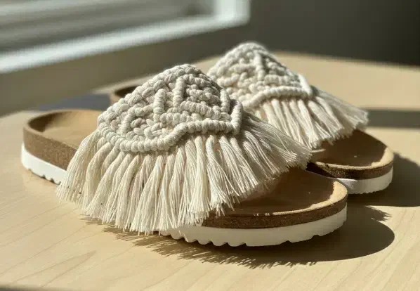 کیف وکفش مکرومه بافی|کیف، کفش، کمربند|بیرجند, |دیوار