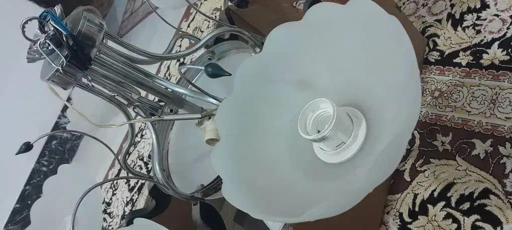 لوستر ۶ شاخه|لوستر و چراغ آویز|آبادان, |دیوار