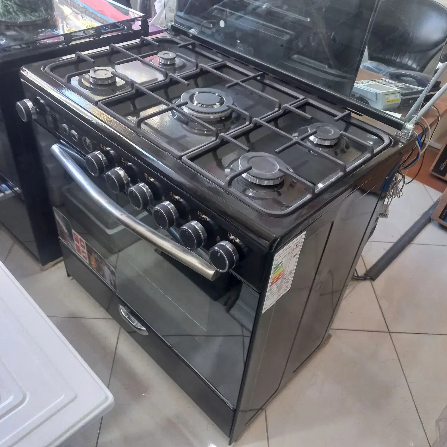 اجاق گاز فر دار پنج شعله|اجاق گاز و لوازم برقی پختوپز|آبسرد, |دیوار