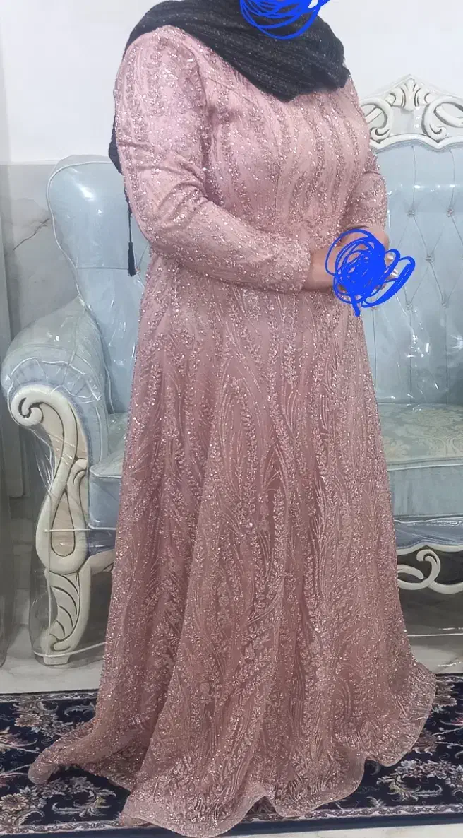 لباس مجلسی فول نگین کوب بدون ریزش|لباس|تویسرکان, |دیوار