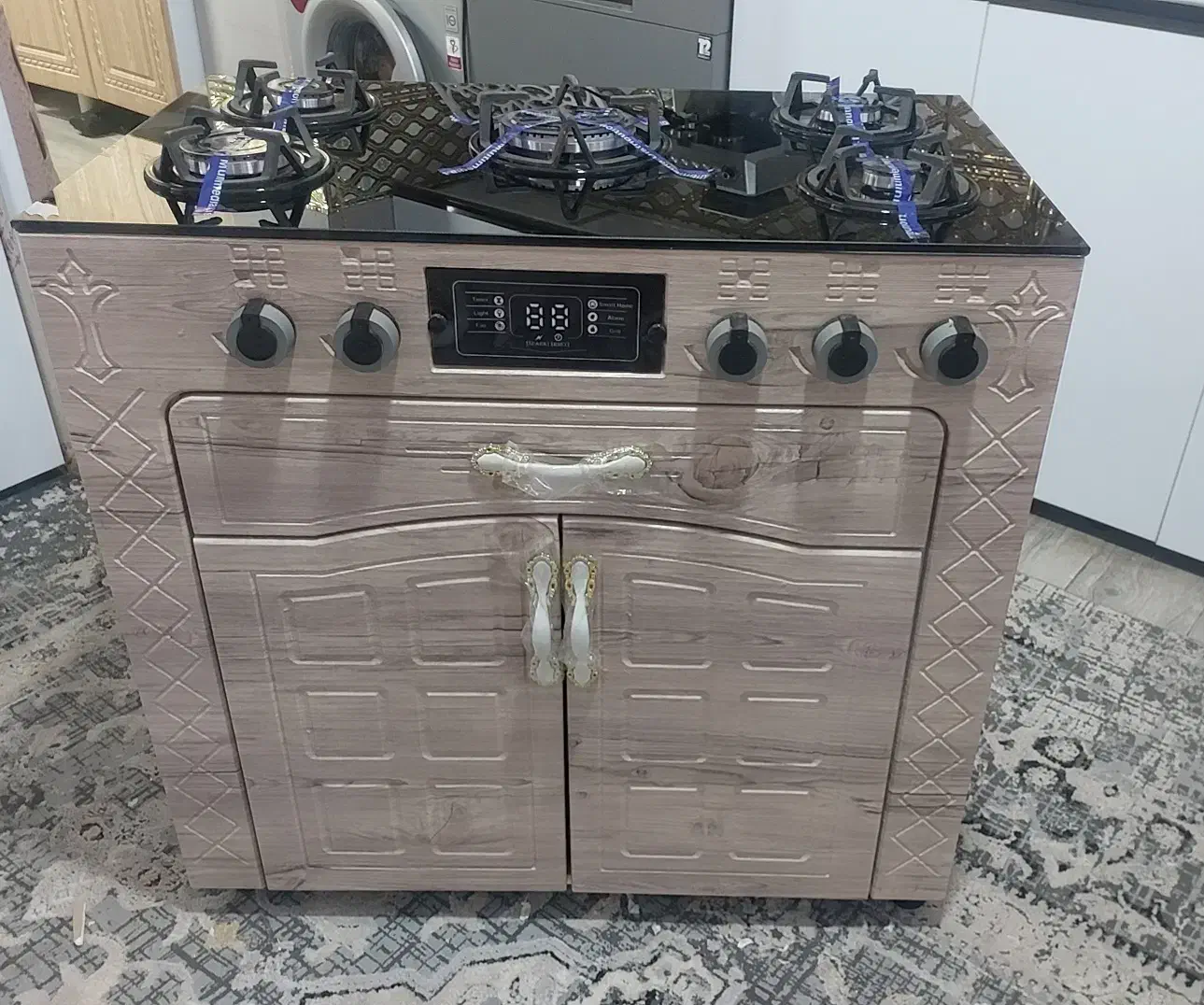 اجاق گاز کابینتی طرح فر نو اکبند پنج شعله صفحه شیش|اجاق گاز و لوازم برقی پخت‌وپز|رفسنجان, |دیوار