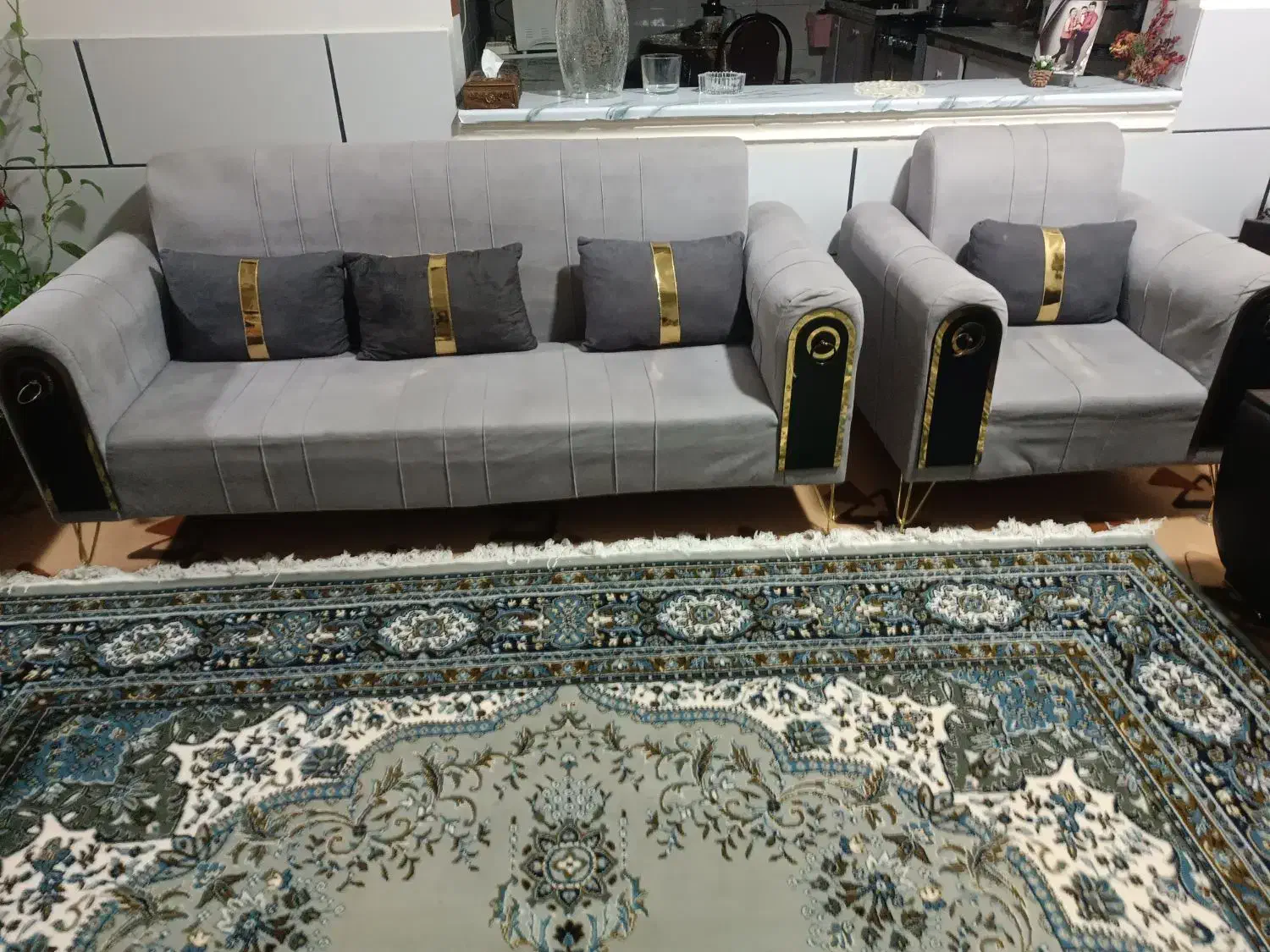 مبل ۷نفره|مبلمان خانگی و میز عسلی|بهبهان, |دیوار