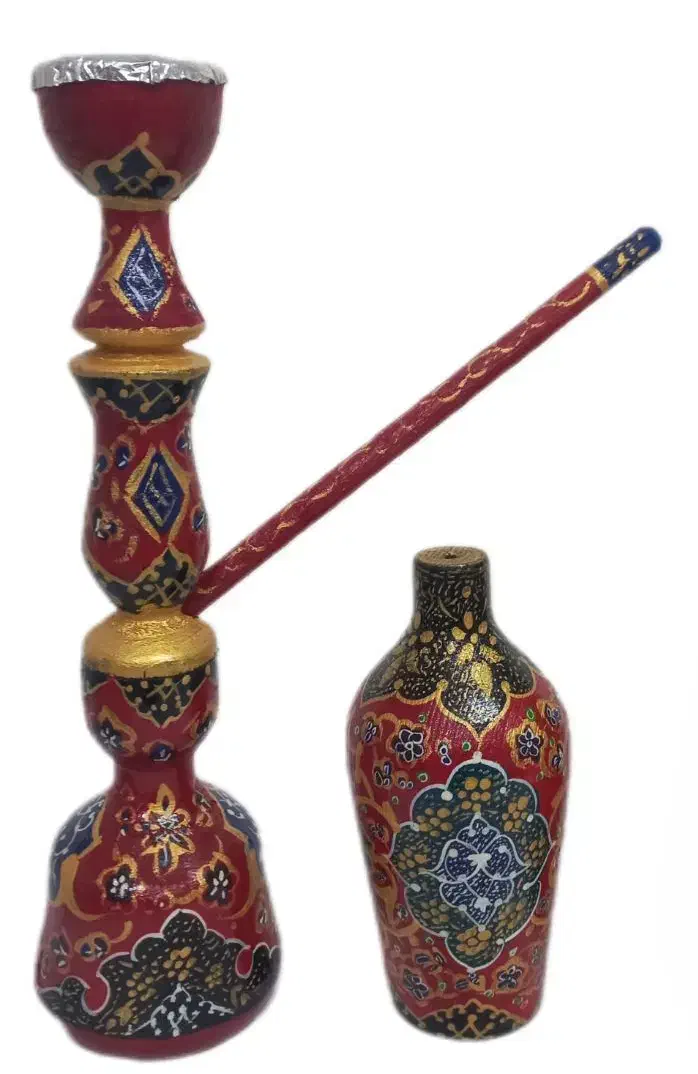 میل سنتی تنبک قلیان گلدان چوبی دکوری نقاشی تذهیب|صنایع دستی و سایر لوازم تزئینی|تهران, خانی آباد نو شمالی|دیوار