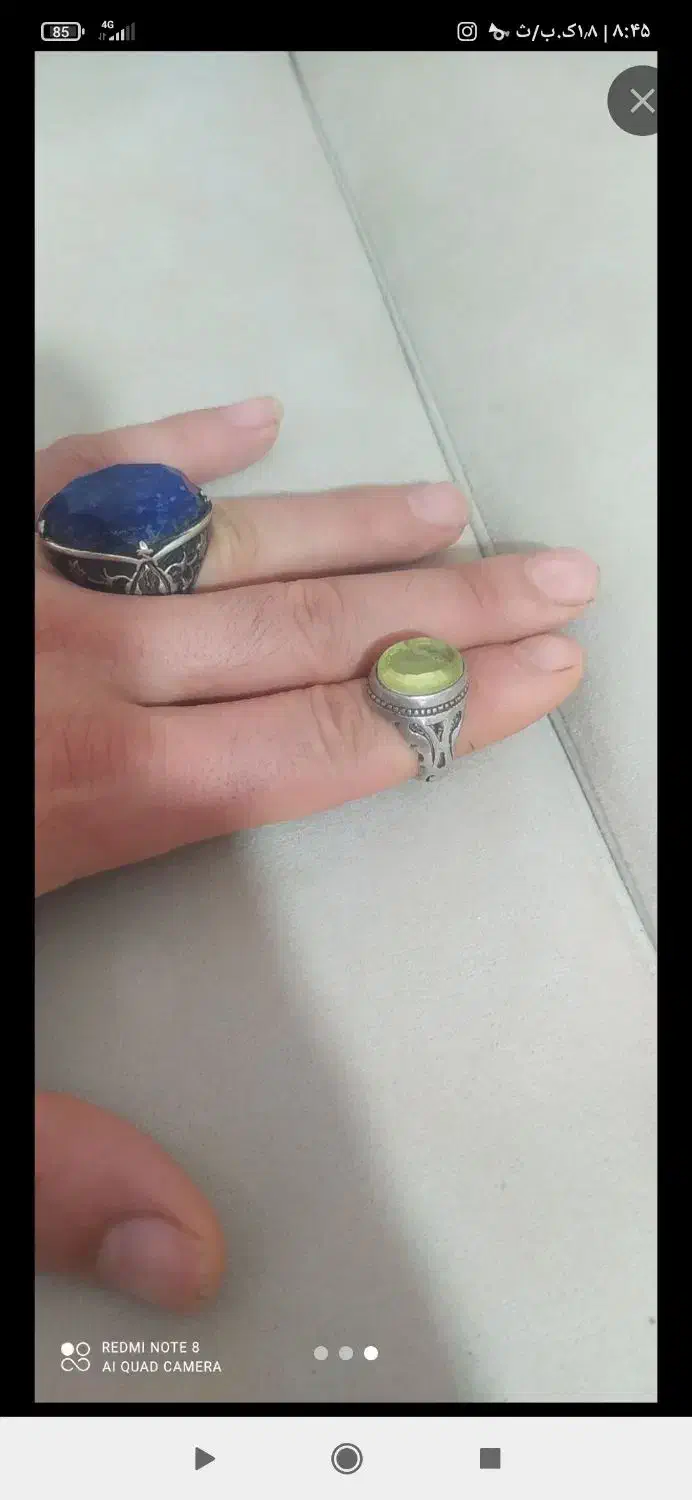 انگشتر نقره|جواهرات|ساری, |دیوار