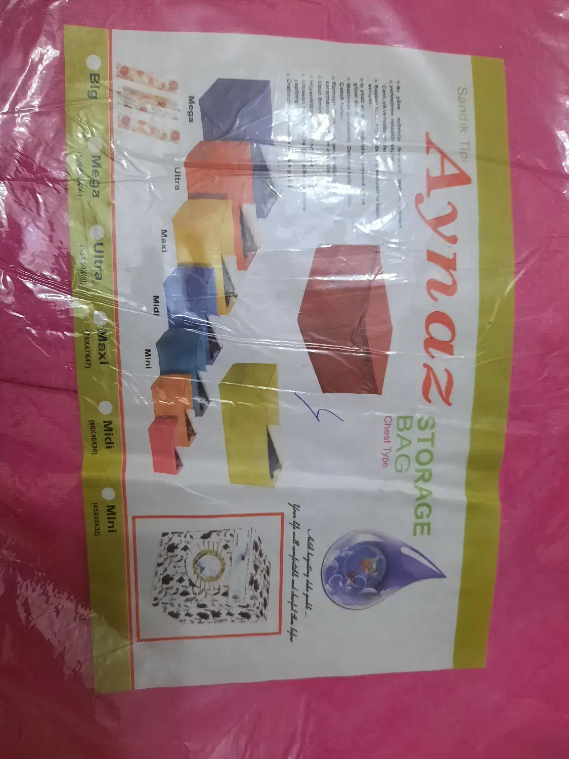 بقچه زیپدار رختخواب|رختخواب، بالش، پتو|تهران, جیحون|دیوار