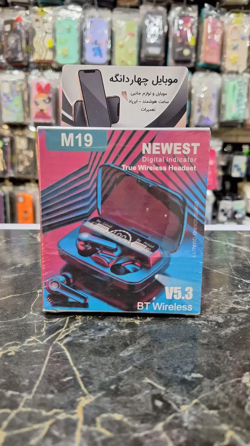 ایرپاد هندزفری بلوتوثی M19 چراغ قوه پاوربانک|لوازم جانبی موبایل و تبلت|تهران, نعمتآباد|دیوار