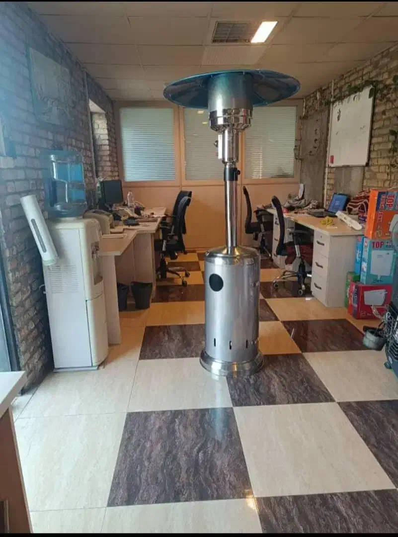 هیتر قارچی وارداتی استیل ماشروم بالکنی هرمی رومیزی|بخاری، هیتر، شومینه|رشت, آزادگان|دیوار