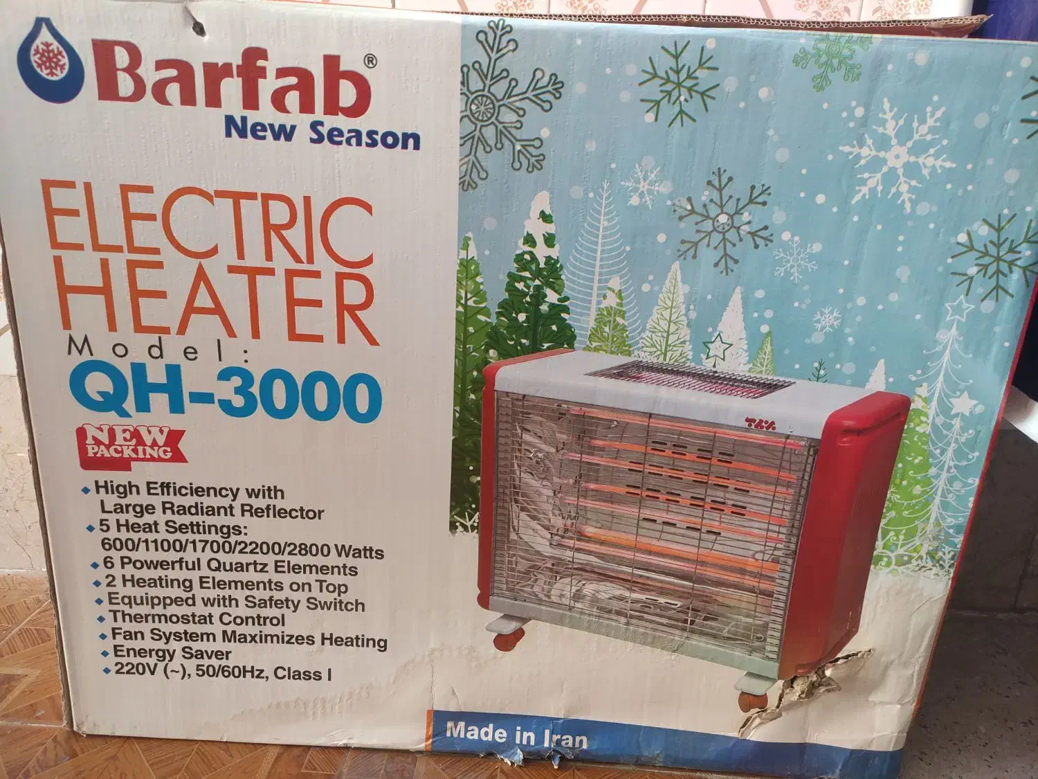 فروش هیتر برقی برفاب|بخاری، هیتر، شومینه|بهمن صغاد, |دیوار