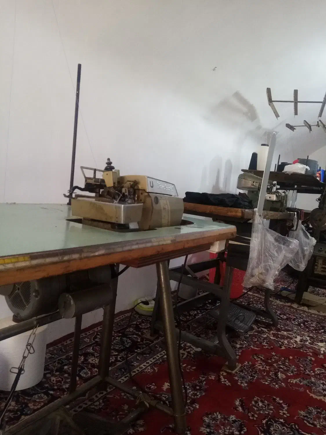 دستگاه جوراب بافی میکانیکی وچرخ زیکزال وپسدوز|چرخ خیاطی و ریسندگی|زنده رود, |دیوار