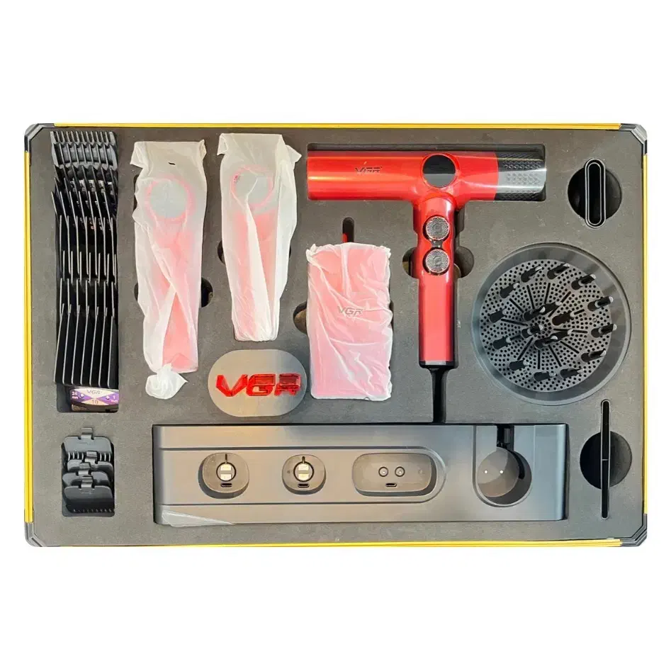 ست ماشین اصلاح ۴ تیکه vgr super power|آرایشی، بهداشتی، درمانی|گلستان (تهران), |دیوار