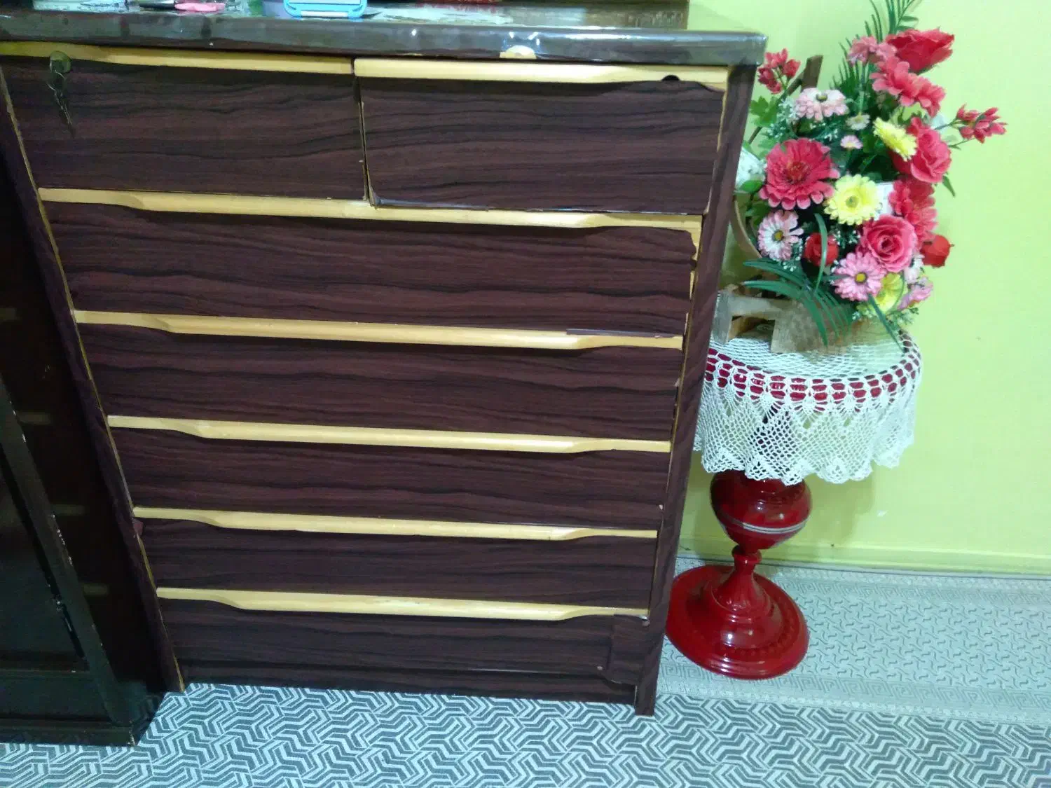 دراور چوبی|جاکفشی، کمد، دراور|ابهر, |دیوار