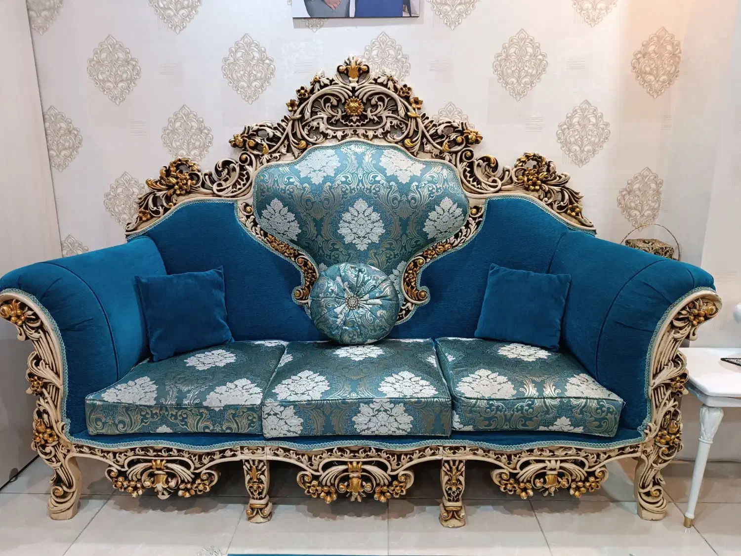 مبل سلطنتی|مبلمان خانگی و میز عسلی|ورامین, ورامین|دیوار