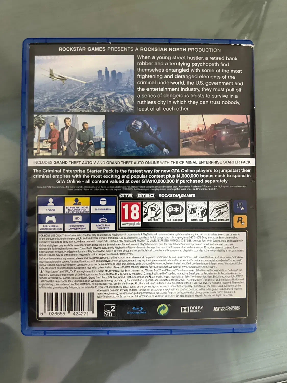 بازی GTA V PS4|کنسول، بازی ویدئویی و آنلاین|تهران, سازمان برنامه جنوبی|دیوار