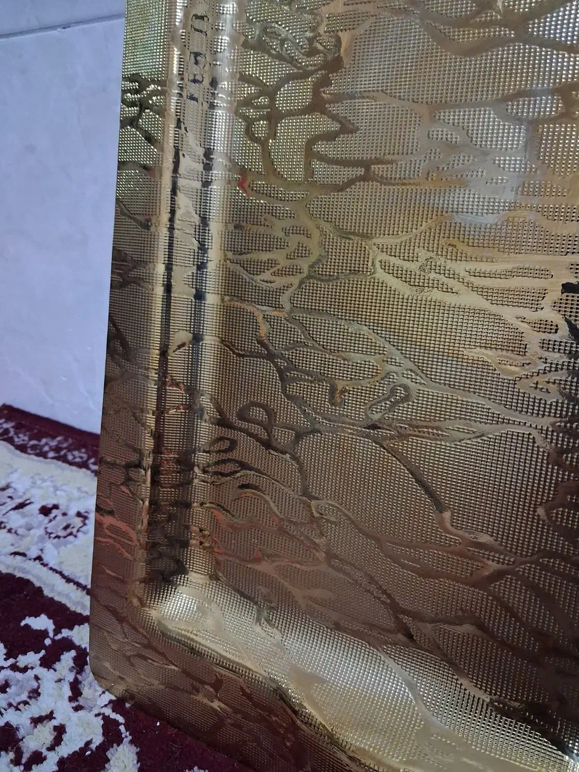 سینی طلایی|ظروف سرو و پذیرایی|زاویه, |دیوار