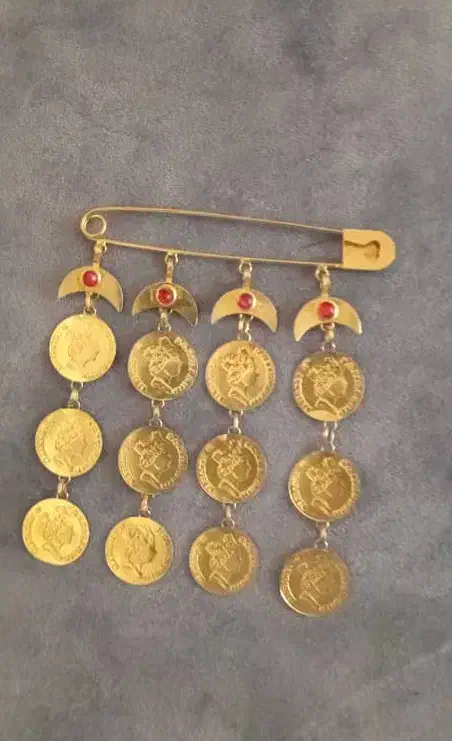 سوزن سکه ای سه تایی نو نو|جواهرات|یاسوج, |دیوار