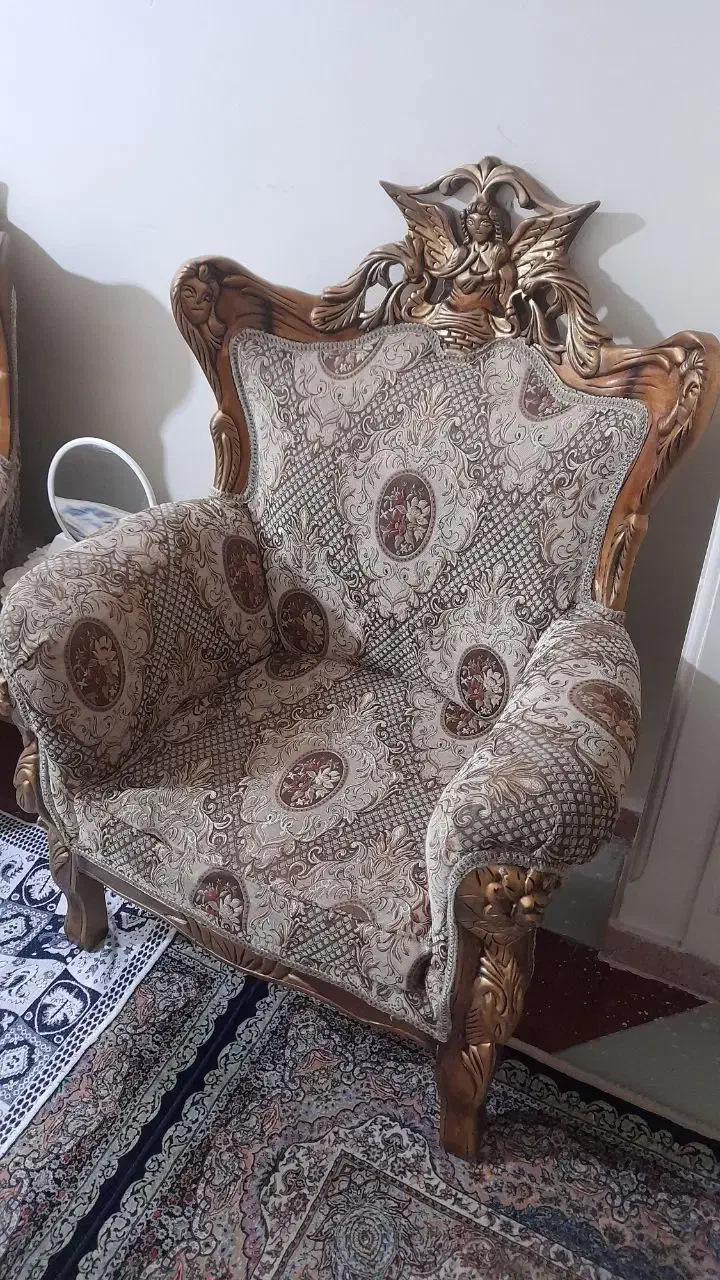 مبل هشت نفره سلطنتی ارزون|مبلمان خانگی و میز عسلی|اسلامشهر, شهرک توحید|دیوار