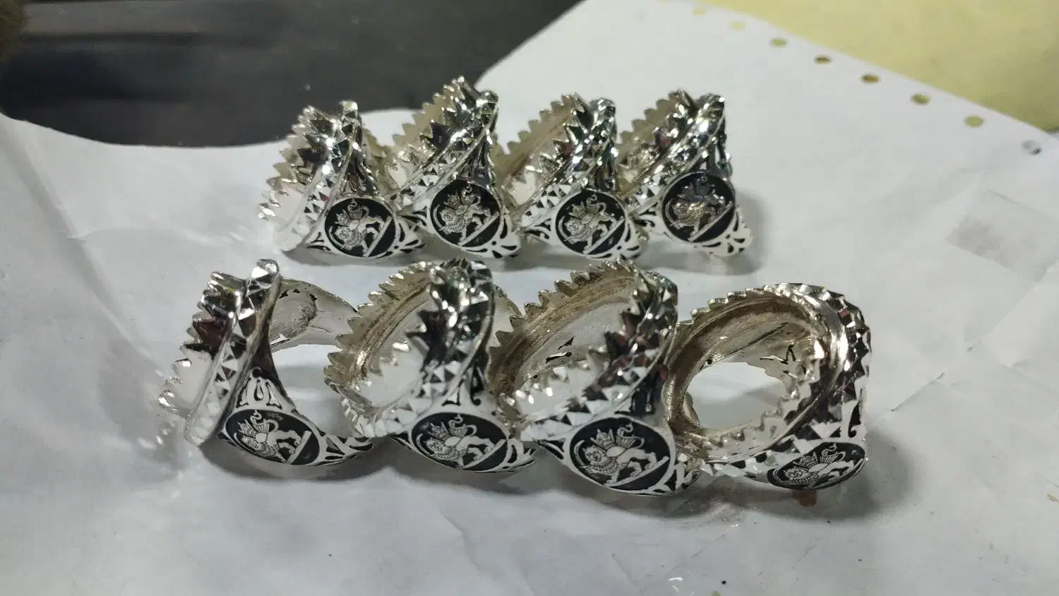 سنگ قیمتی رکاب خالی شیرخورشید و شبکه ای فیلی ساده|جواهرات|شیراز, درکی|دیوار