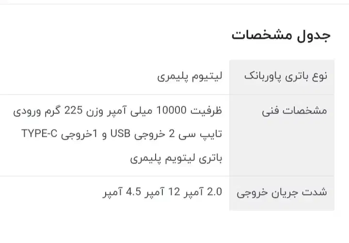 پاور بانک  ۱۰۰۰۰ آمپر|لوازم جانبی موبایل و تبلت|کرج, مهرویلا جنوبی|دیوار