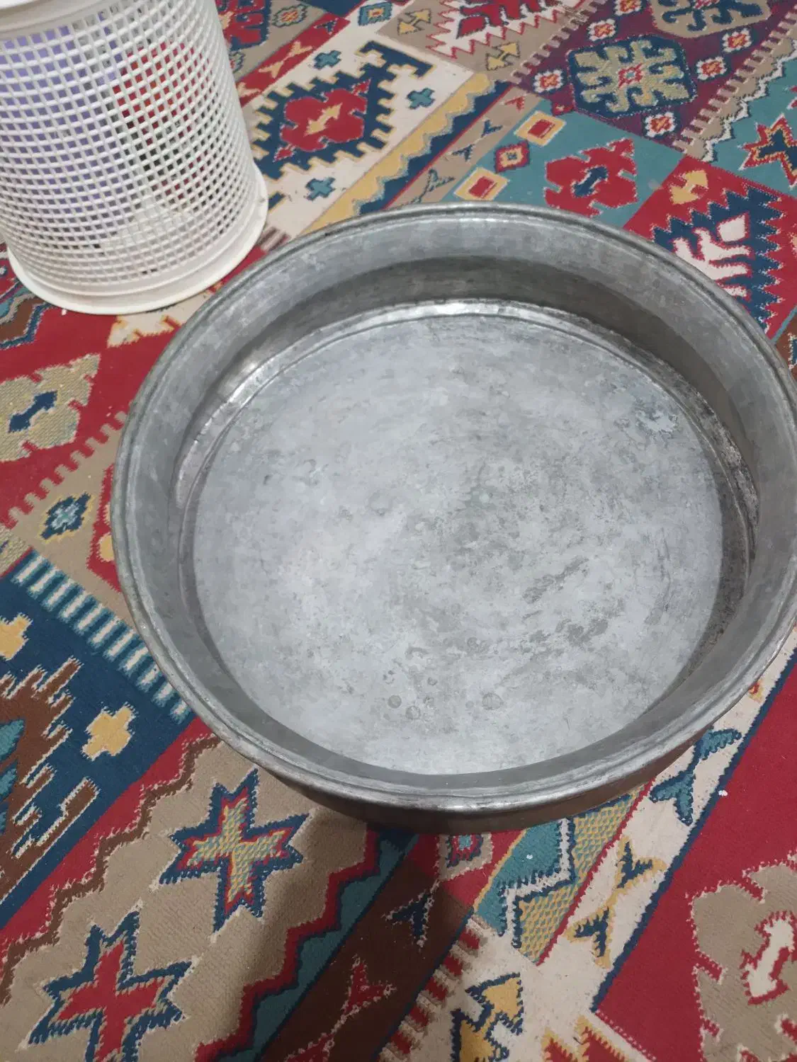 باسلام تشت مسی وزن ۲/۵۰۰دهانه ۶۶|صنایع دستی و سایر لوازم تزئینی|تربت جام, میان جام|دیوار