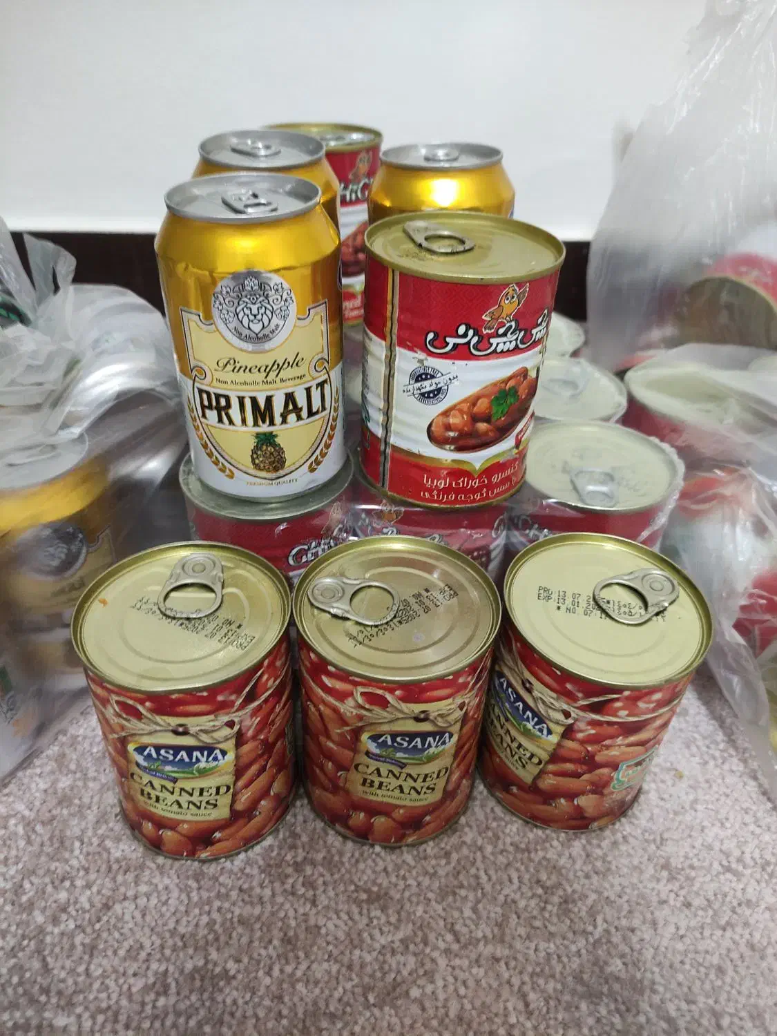 کنسرو لوبیا و ماءالشعیر|خوردنی و آشامیدنی|اهواز, کوی بشارت|دیوار