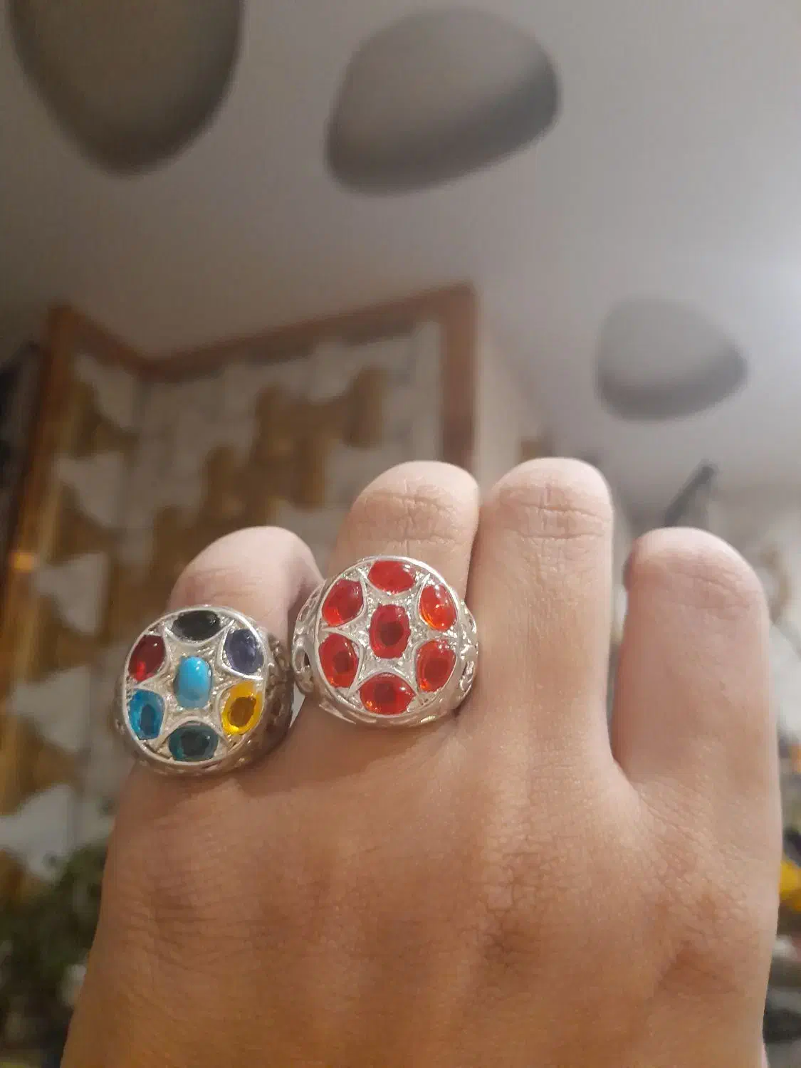 انگشترهای هفت سنگ روسی|بدلیجات|ورامین, ورامین|دیوار