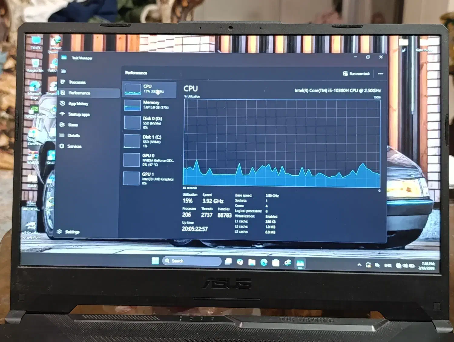 Asus tuf gaming f15|رایانه همراه|تهران, عباسی|دیوار