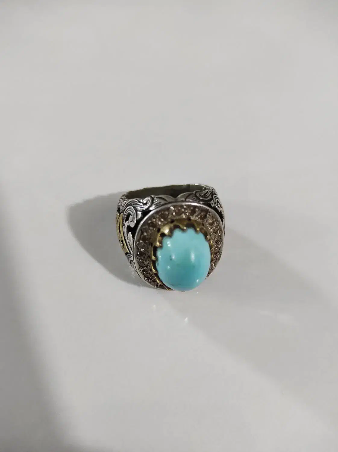 انگشتر فیروزه نیشابوری|جواهرات|بیرجند, |دیوار