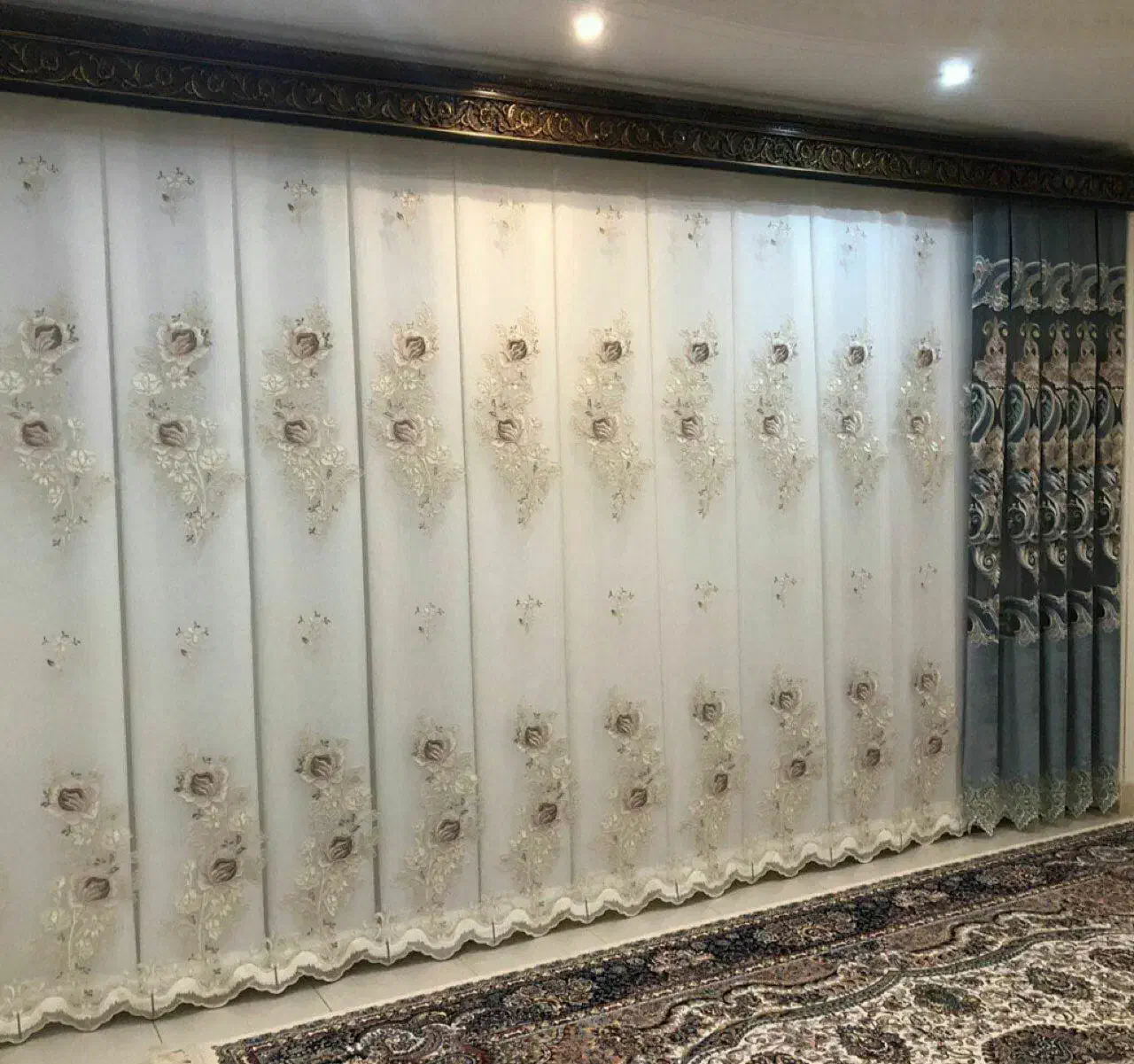 کتیبه پرده|پرده، رانر، رومیزی|بندر گناوه, |دیوار