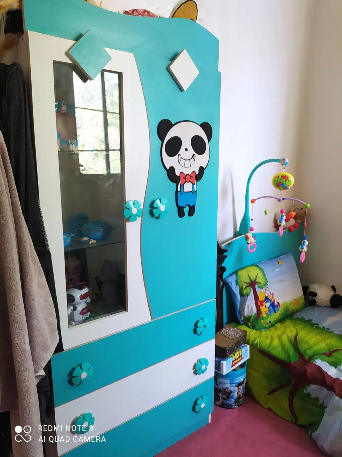 تخت کمد کودک با تمام وسایل روش مثل رو تختی و ....|اسباب و اثاث بچه|نیشابور, ناسیونال|دیوار