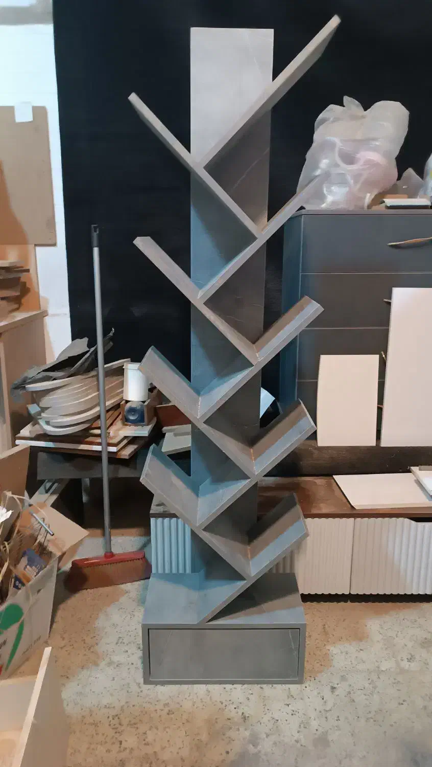 کتابخانه درختی(ارسال رایگان)|کتابخانه، شلف، قفسه‌های دیواری|تهران, علم و صنعت|دیوار