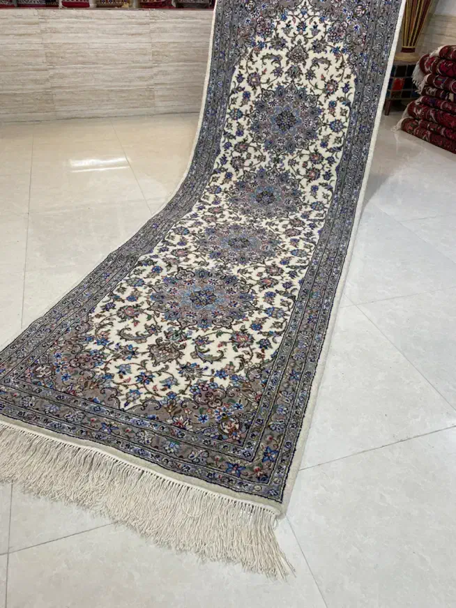 کناره سه متری اردکان نوواکبندکرم و فیلی رنگ|فرش|همدان, |دیوار
