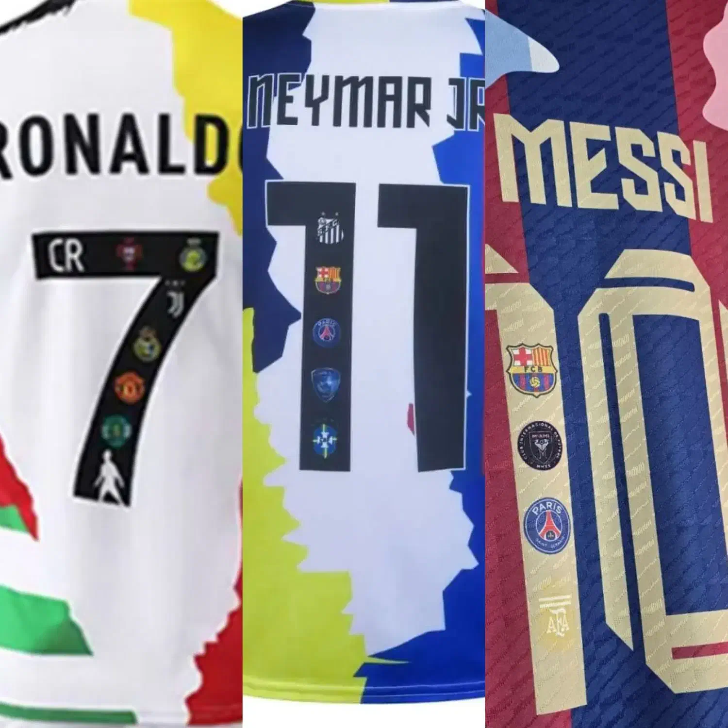 کیت منتخب بزرگان فوتبال ، رونالدو، مسی ،نیمار ،|لباس|صومعهسرا, |دیوار