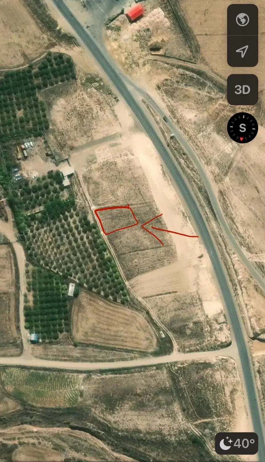 زمین با مساحت تقریبی ۴۰۰ متر|فروش زمین و ملک کلنگی|کیاسر, |دیوار