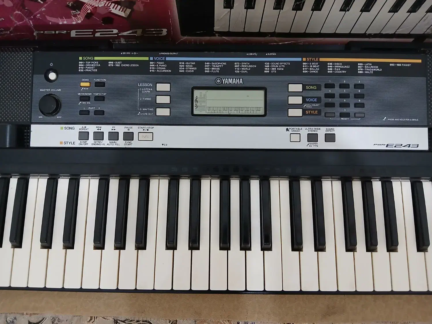 اورگ243تمیزنو|پیانو، کیبورد، آکاردئون|خرمشهر, |دیوار