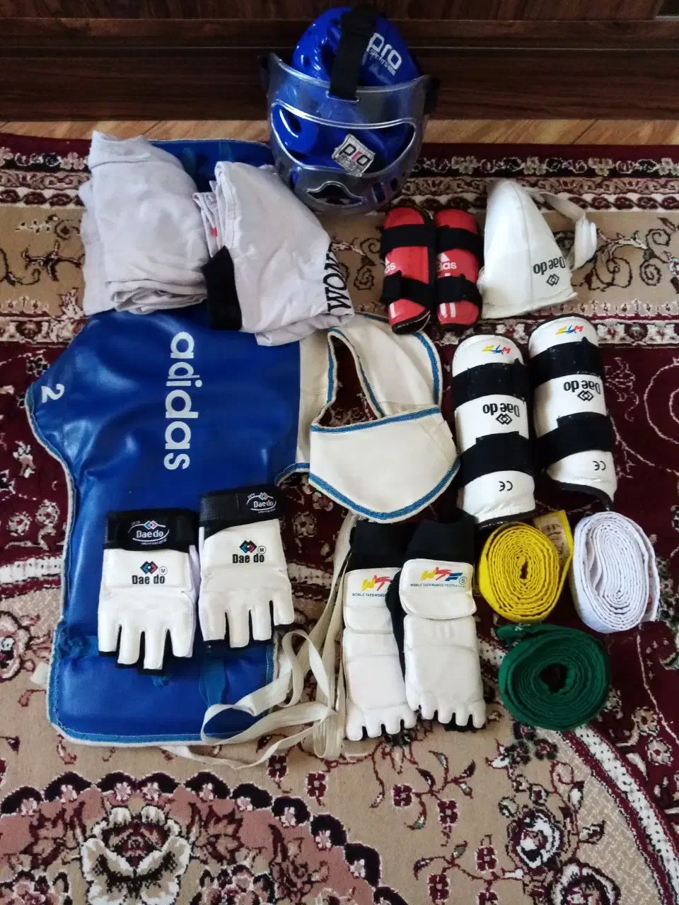 لباس تکواندو سایز 2پک کامل|تجهیزات ورزشی|محمدشهر, یزدیها|دیوار