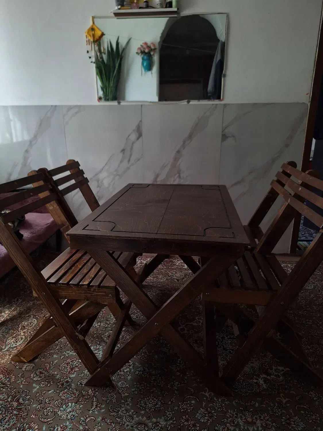 میز صندلی تاشو|صندلی و نیمکت|بجنورد, |دیوار