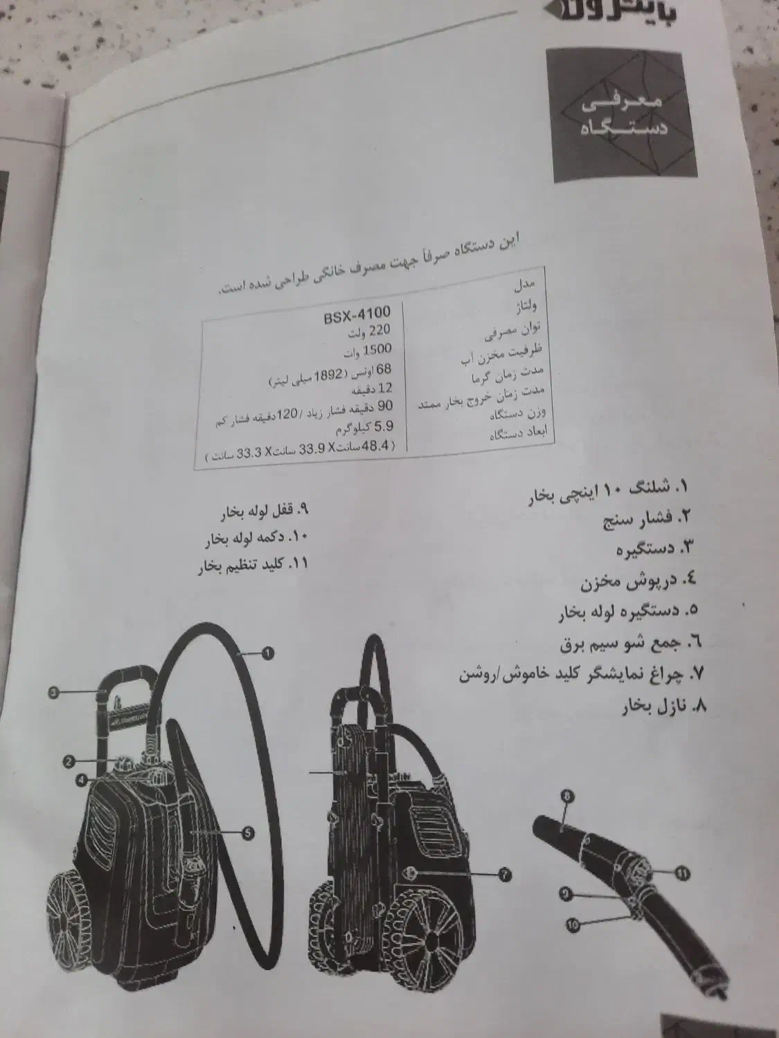 بخارشو|جاروبرقی، جارو شارژی، بخارشو|محمدشهر, همایون ویلا|دیوار