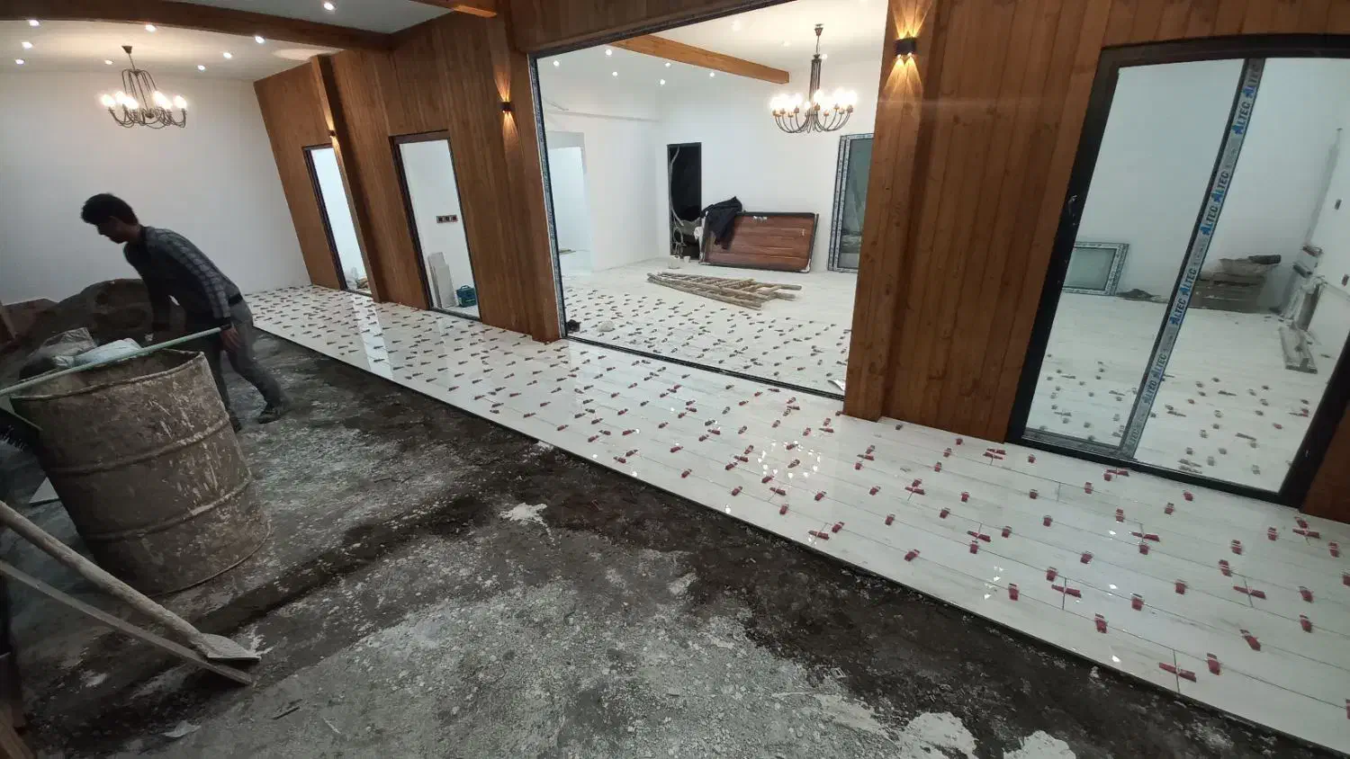 نصب سرامیک کف و بدنه|خدمات پیشه و مهارت|تنکابن, |دیوار