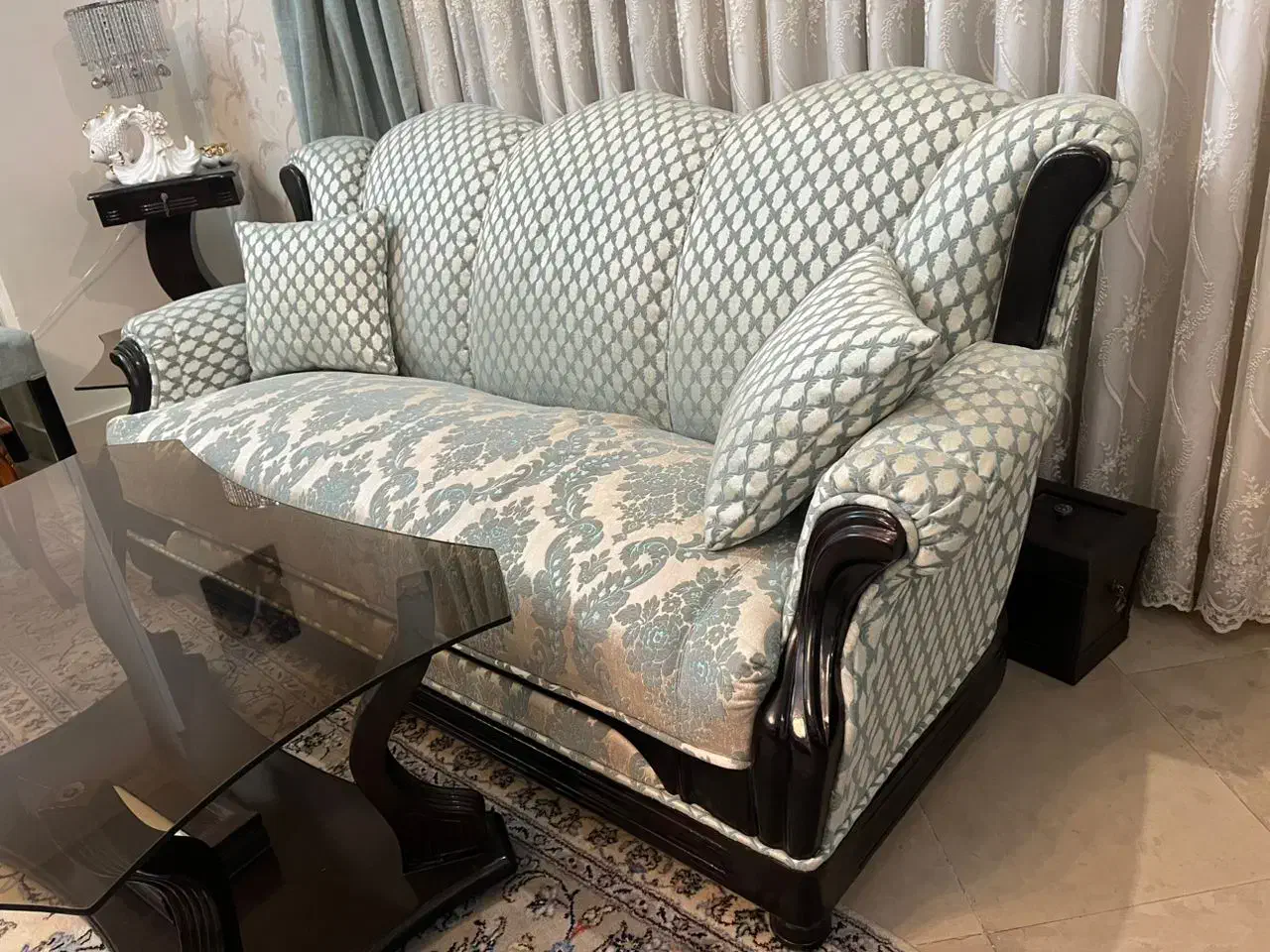 مبل ۷نفره سالم+۶عدد صندلی تک|مبلمان خانگی و میز عسلی|تهران, امیریه|دیوار