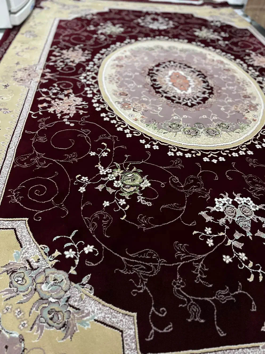 دو عدد فرش زرشکی کاملا تمیز و سالم|فرش|ارومیه, |دیوار