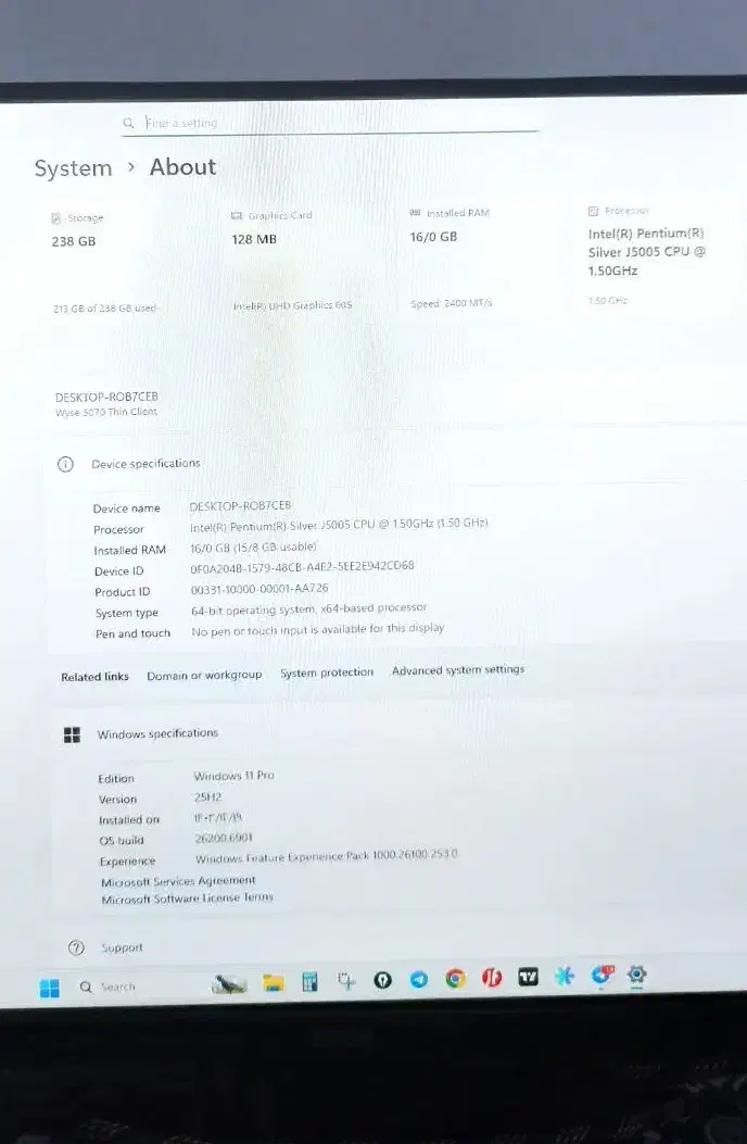 کامپیوتر خانگی مینی کلاینت در حد نو|رایانه رومیزی|آستارا, |دیوار