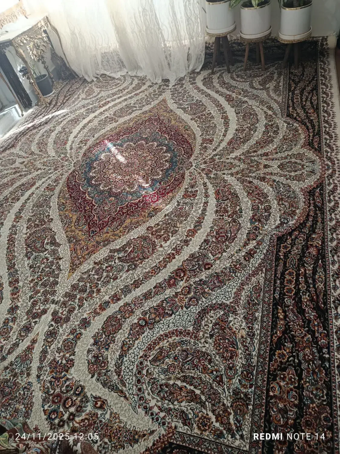 ۲عددفرش ماشینی پاتریس.۱۲متری ۶متری|فرش|کرمانشاه, |دیوار